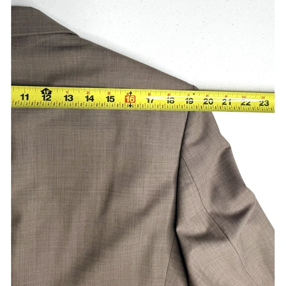 Brooks Brothers 346 Stretch Blazer Men's 42R Gray Wool Sport Coat Jacket -191